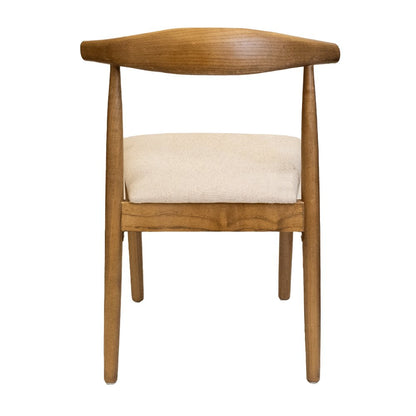 Commerical Seating Products Mid Century Café Dark Walnut Dining Chairs
