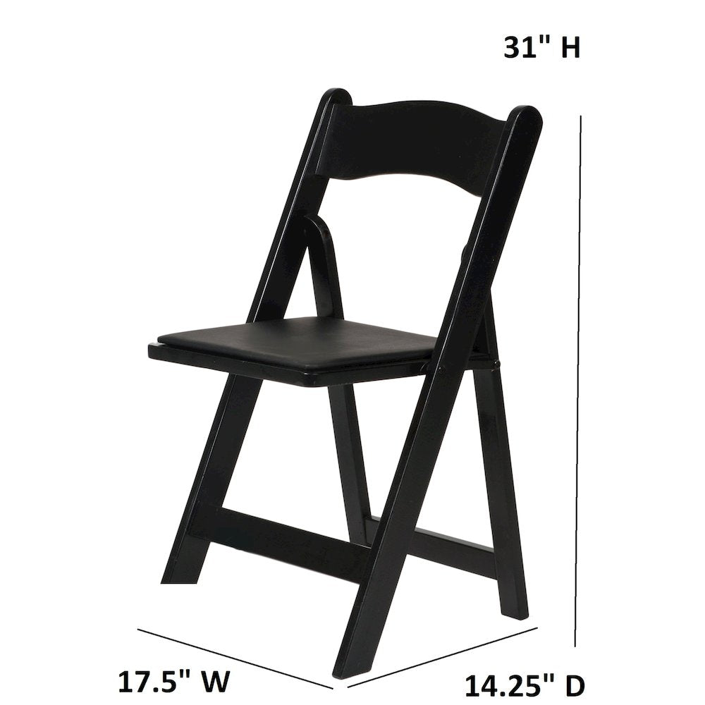 Commerical Seating Products American Padded Folding Chairs Black
