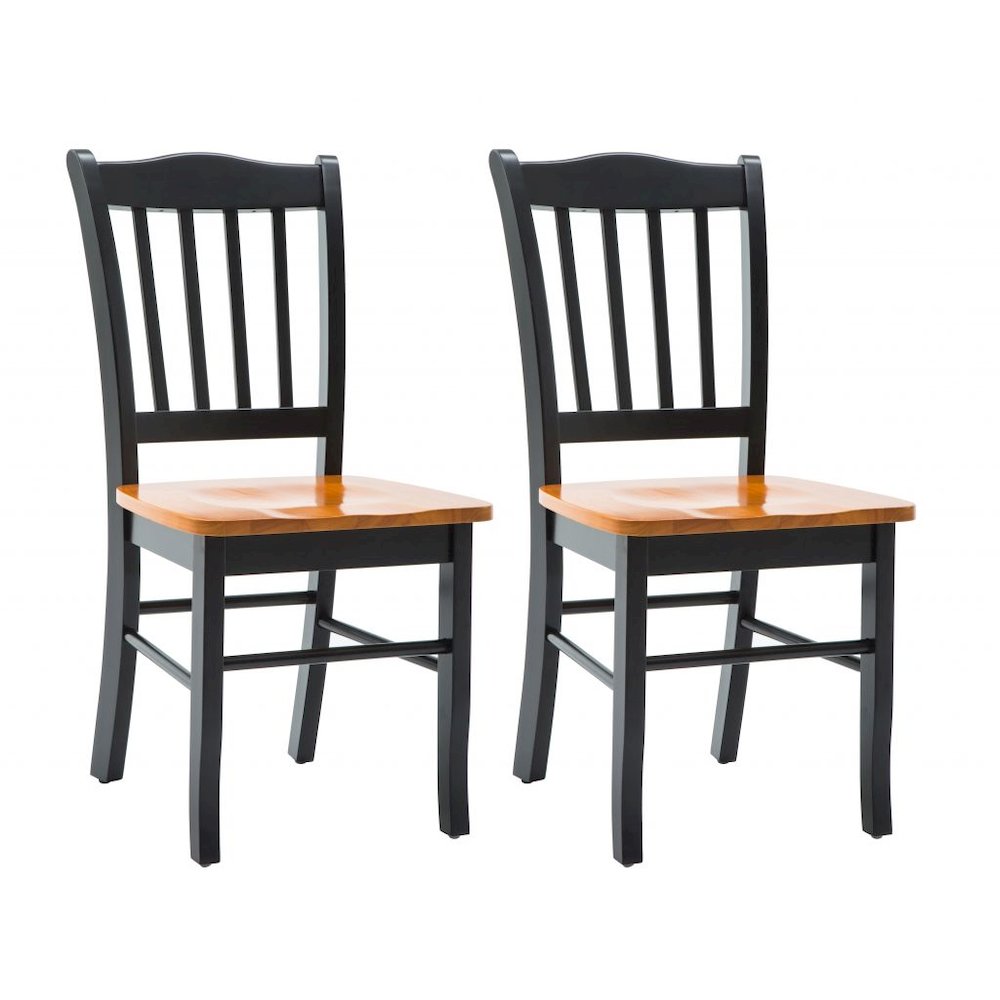 Shaker 6-Piece Dining Set - Black/Oak