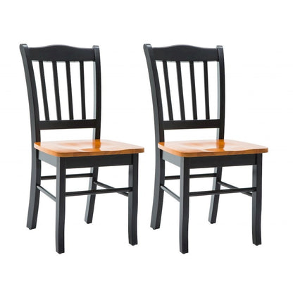 Shaker 6-Piece Dining Set - Black/Oak
