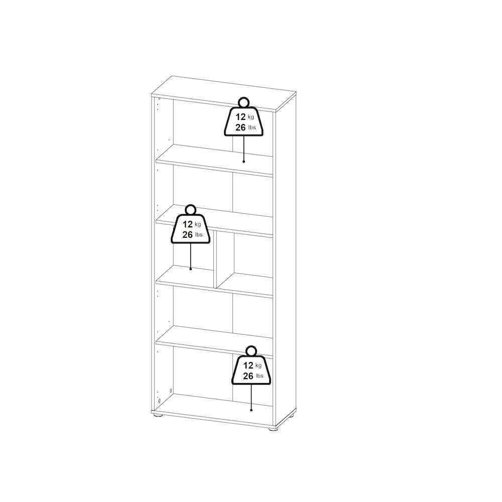Sign 3-Piece Home Office Set with Desk, Storage Bookcase and Mobile Storage