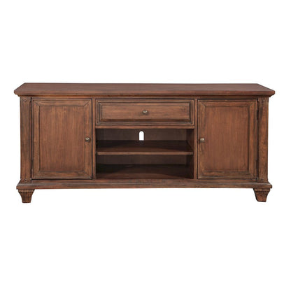 Sedona 66" Entertainment Console - Cinnamon Cherry