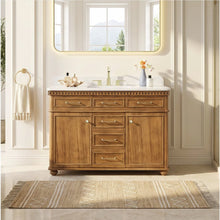 Clarion 48" Single Bathroom Vanity in Mango Brown, No Mirror
