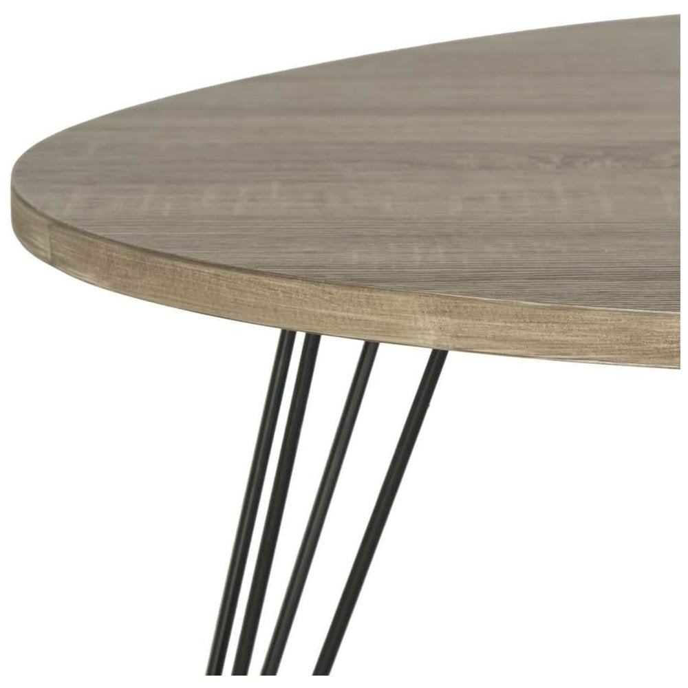 Home Collection Wynton Oak and Black Coffee Table