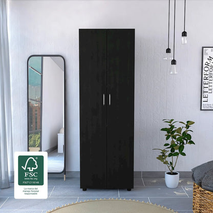 Aurora Armoire Black MDF