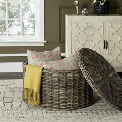 Home Collection Coffee Table, Grey, 28.5 in x 28.5 in x 17 in