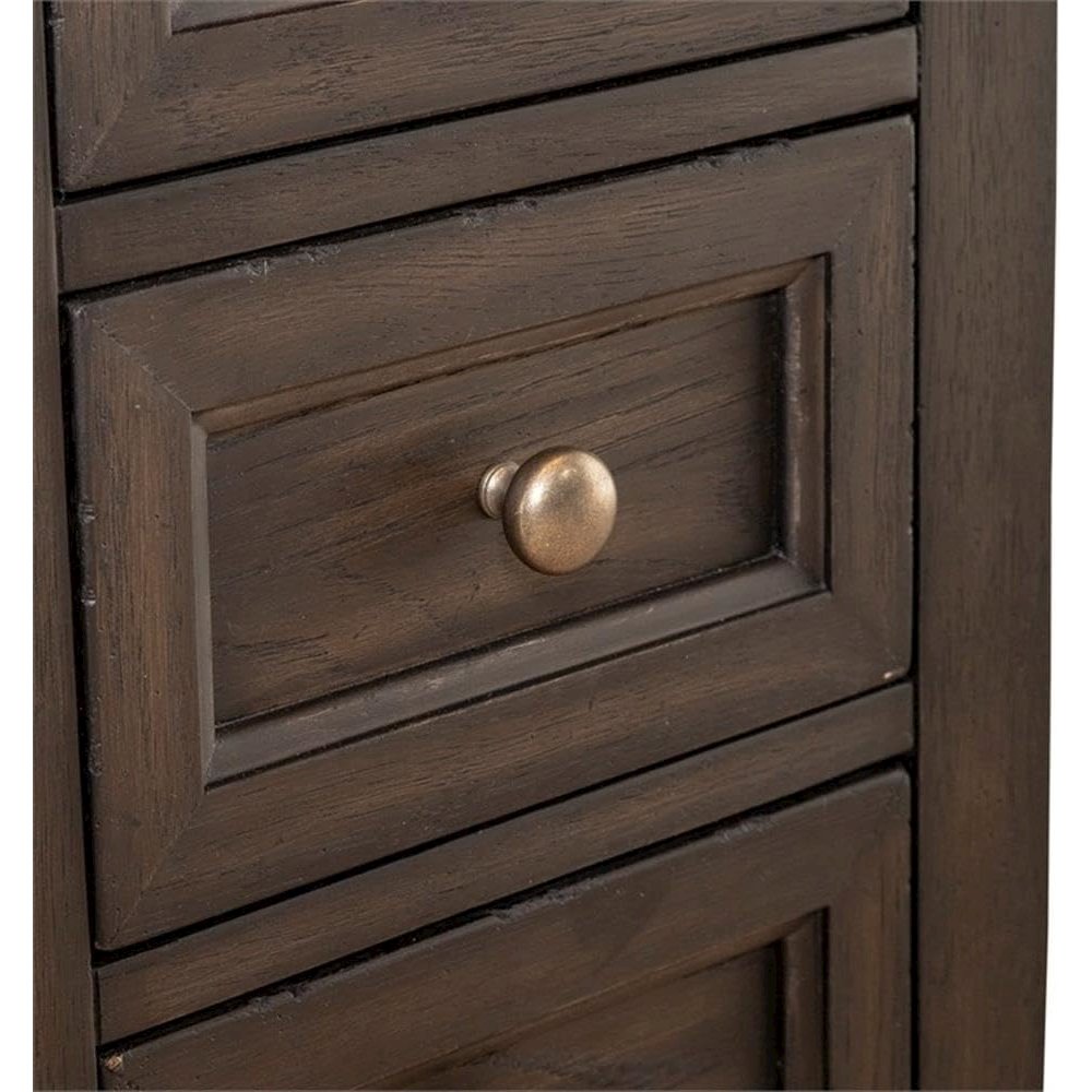 Mill Creek Chair Side Table in Peppercorn