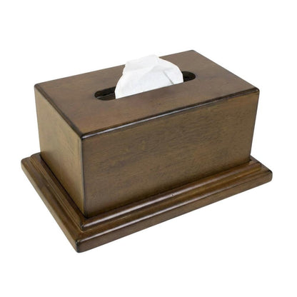 Decorative Wood Tissue Box with Hidden Concealment Compartment for your Valuables