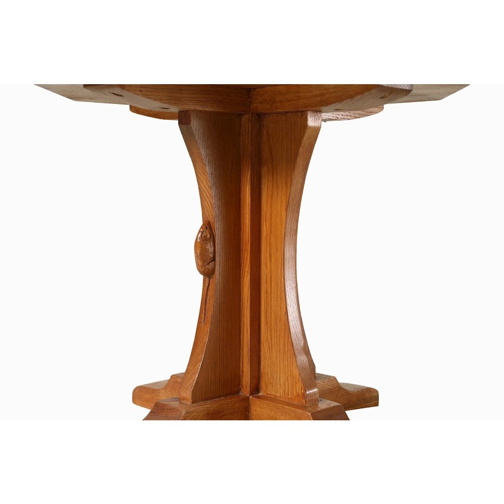 Mission Solid Oak Mouse Detail End Table - Michael's Cherry