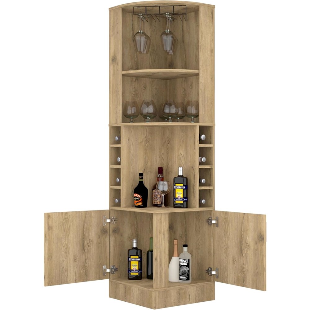 Syrah Bar Cabinet Macadamia MDF