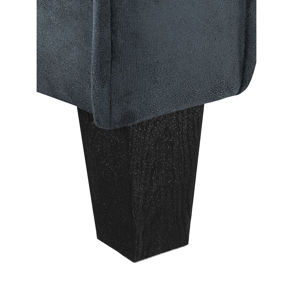 Hartford Sofa Rolled Arms Dark Grey