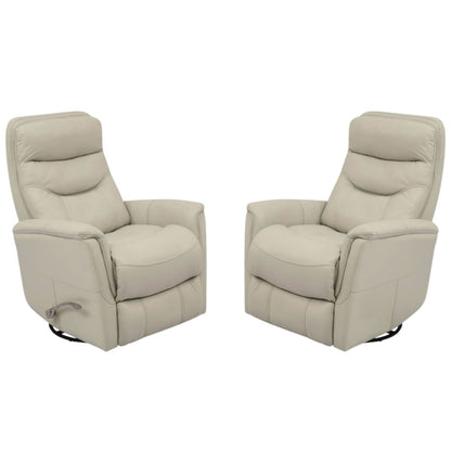 Ivory Recliner Nursery Glider Set – Elegant Boucle Chairs for Comfort