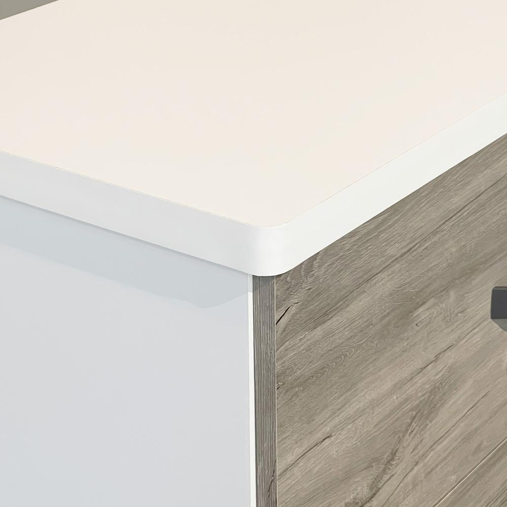 Better Home Products Xia 5 Drawer Chest of Drawers in White