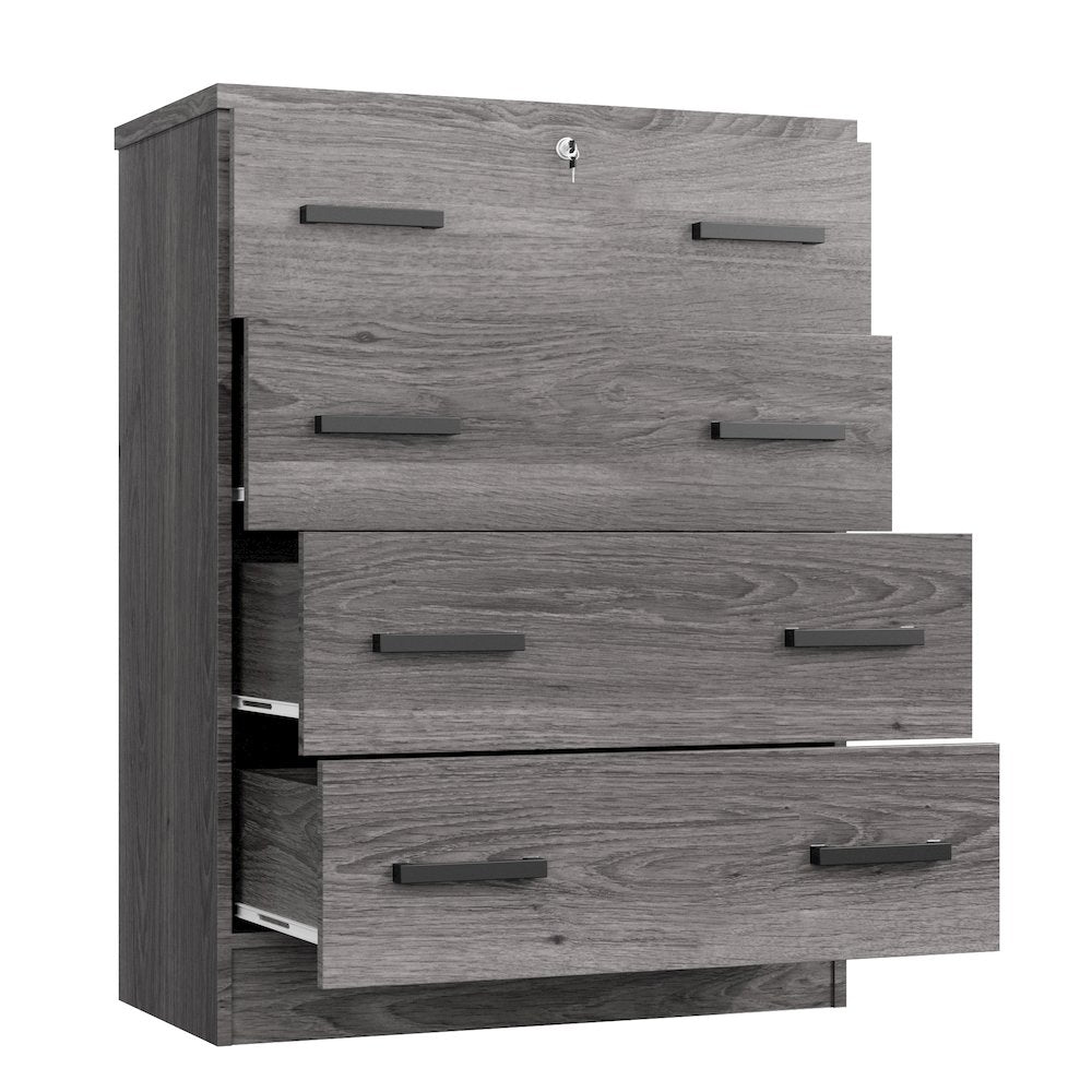 4 Drawers Chest in Grey Color