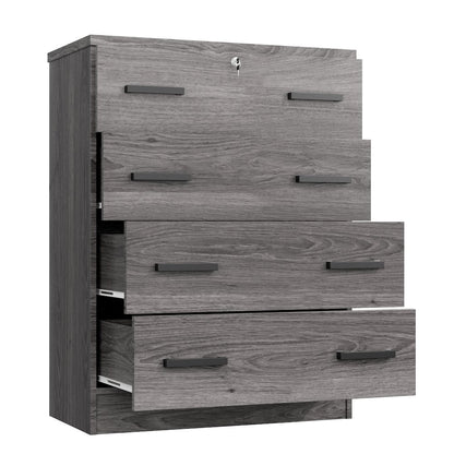 4 Drawers Chest in Grey Color