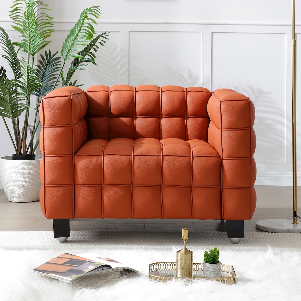 Emma Luxurious Leather Armchair