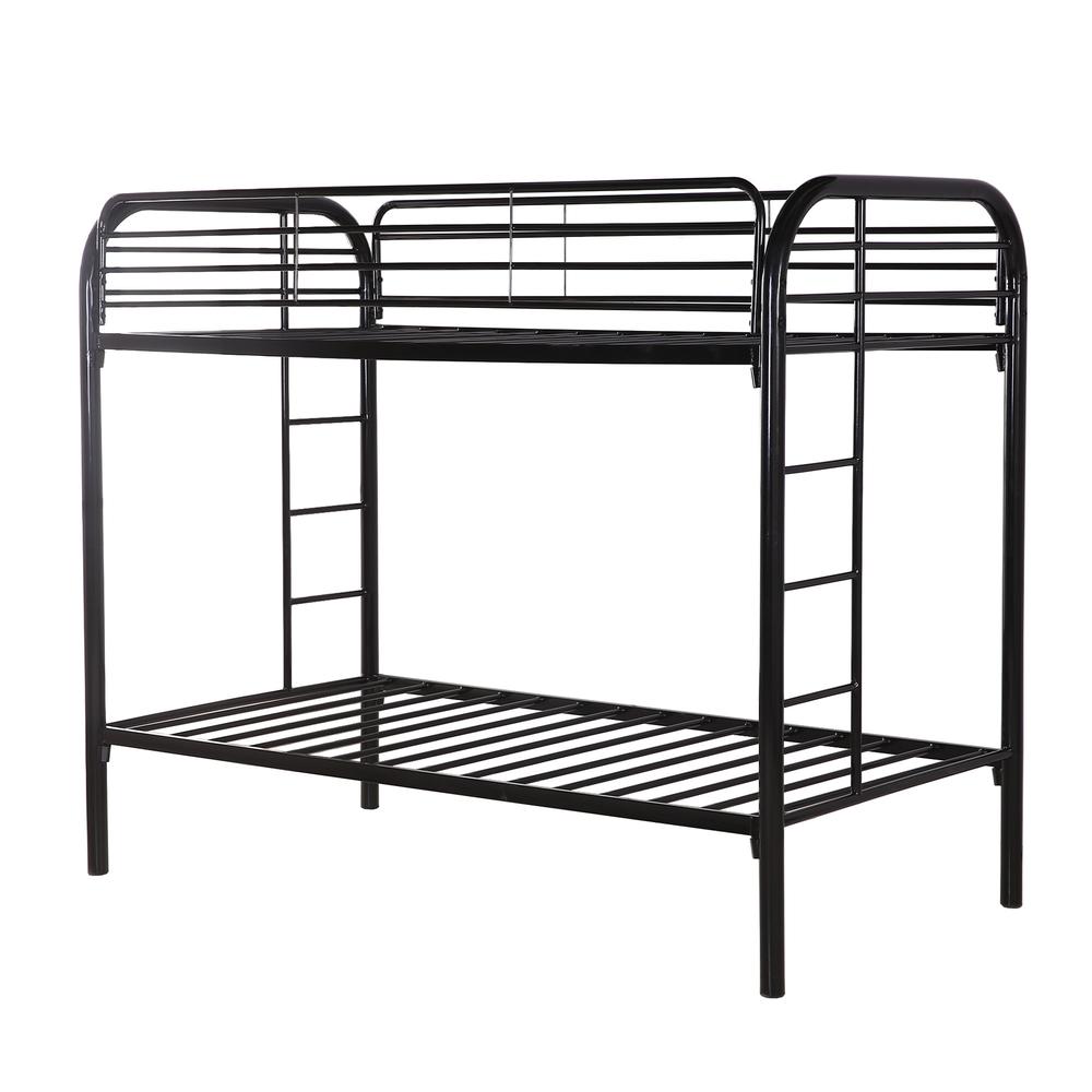 Better Home Products Oasis Twin over Twin Metal Bunk Bed