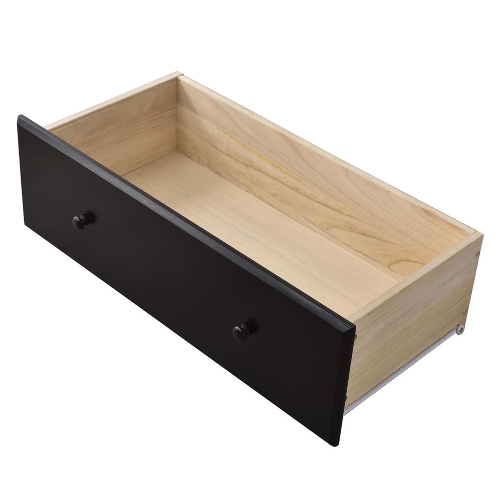 Better Home Products Isabela Solid Pine Wood 4 Drawer Chest Dresser in Tobacco