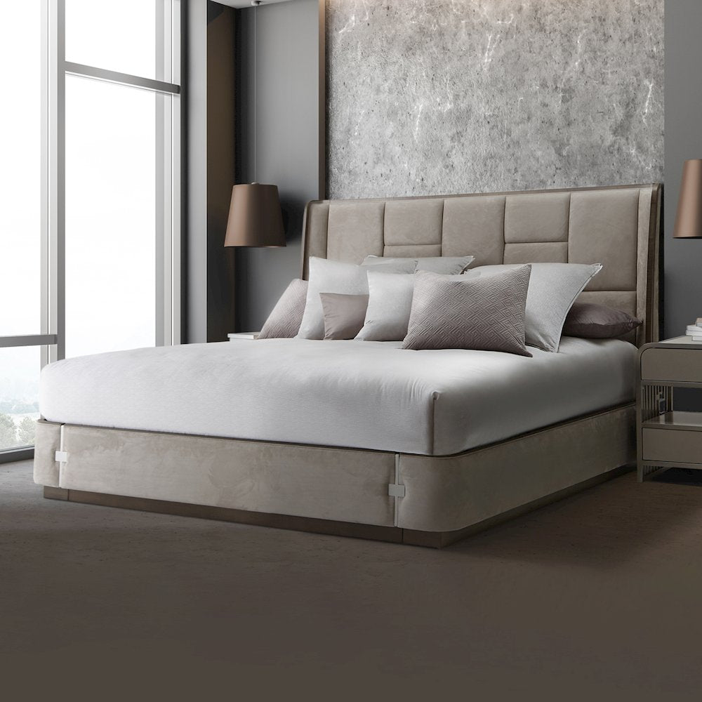Roxbury Park Cal. King Multi-Panel Bed - Slate