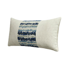 Blue My Mind Antigua 13" x 24" Pieced Oblong Pillow, Set of 2 - Navy