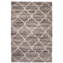Granada Trellis Ivory/Tan/Brown  Area Rug, 7'10" x 11'2"