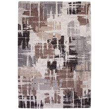 Granada Bakari Chocolate/Med.Brown/Grey/Ivory  Area Rug, 5'3" x 7'6"