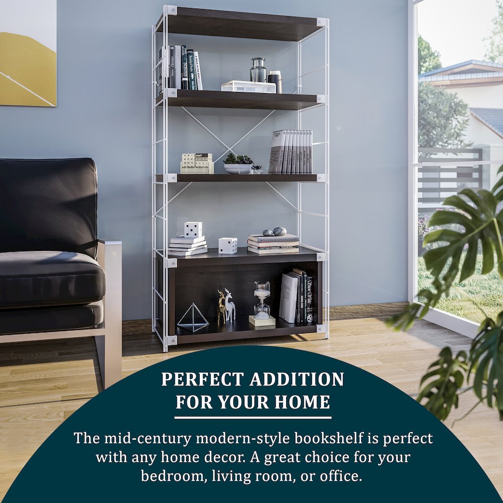 Brentwood Etagere Bookcase