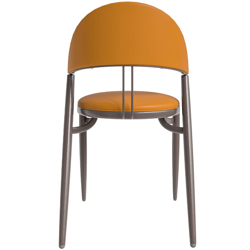 Venice Collection Modern Dining Chair In Black set of 4 in Light Brown