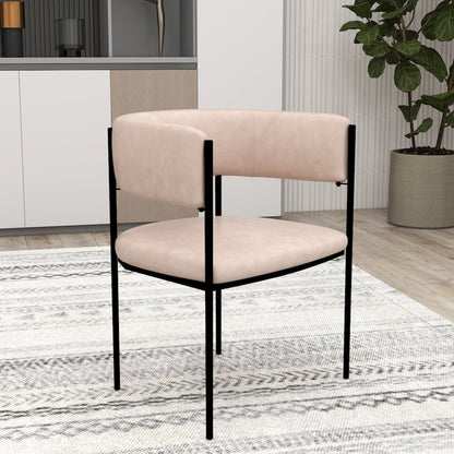 Cyril Collection Modern Chair in Taupe