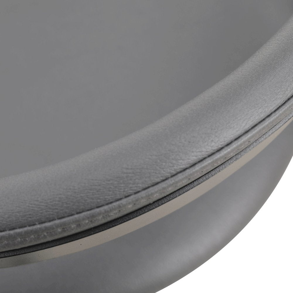 Lume Collection Modern Bar Stool in Charcoal Set of 2
