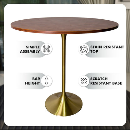 Verve Collection Modern Bar Height Table