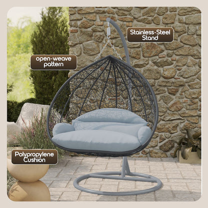 Recluse Collection Modern Outdoor Swing Chair