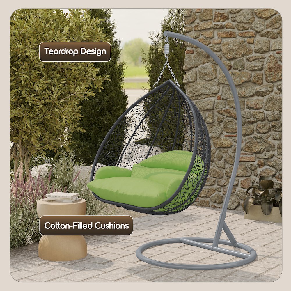 Recluse Collection Modern Outdoor Swing Chair