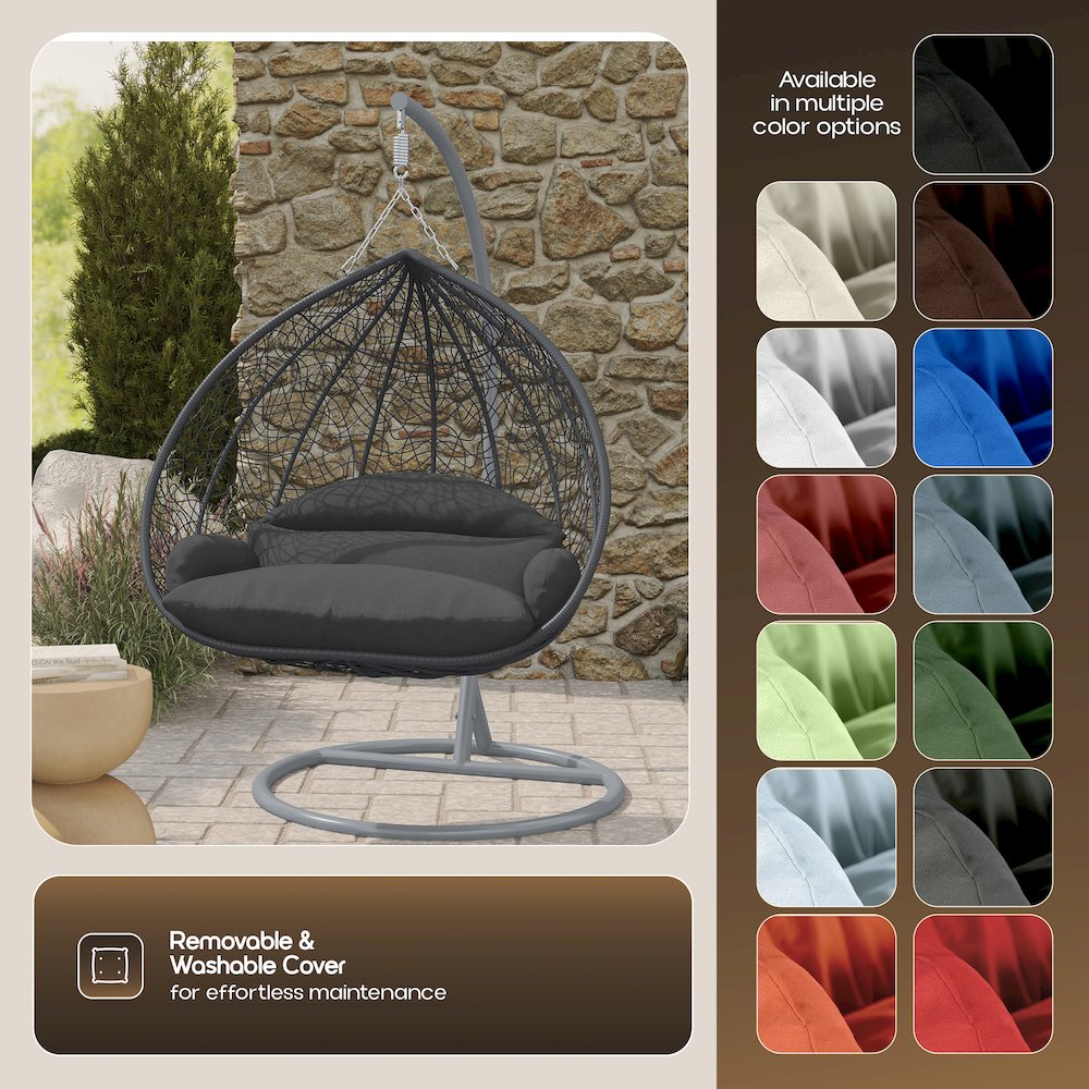 Recluse Collection Modern Outdoor Swing Chair