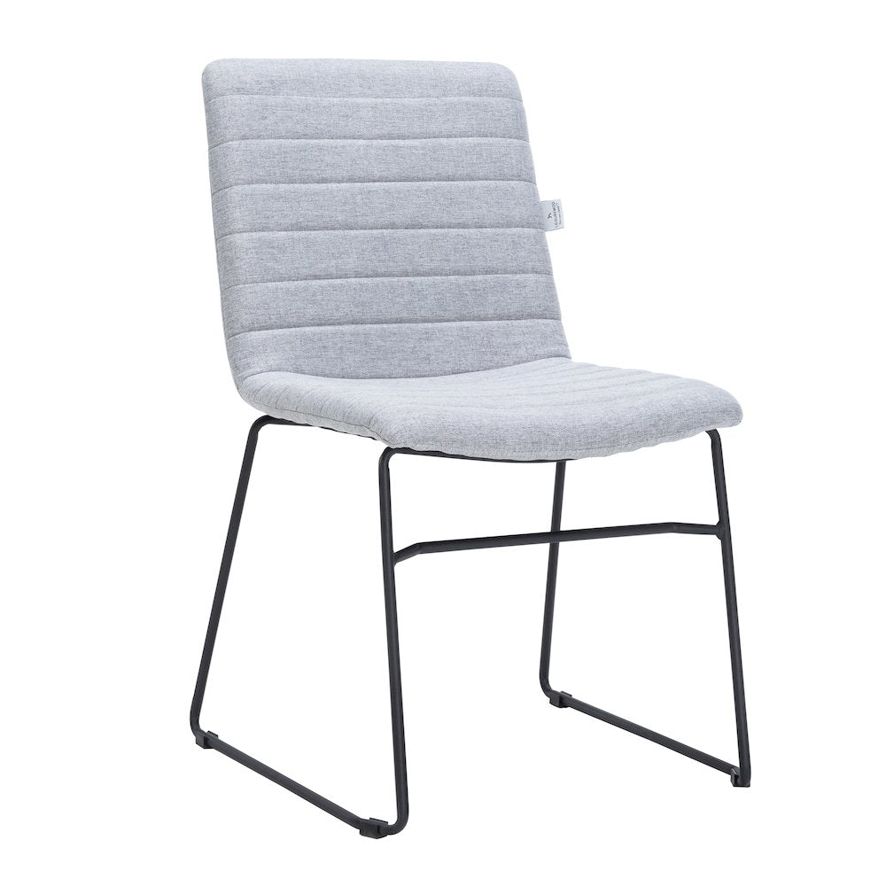 Zylar Series Office Guest Chair in Grey Fabric