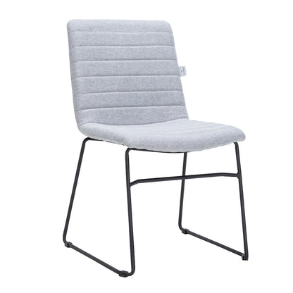 Zylar Series Office Guest Chair in Grey Fabric