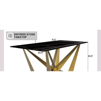Nuvor Mid-Century Modern Dining Table