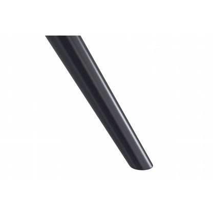 Elega Series Black Carbon Steel Dining Table