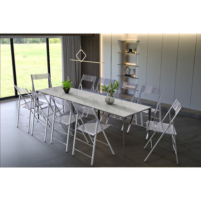Menno Modern Acrylic Folding Chair