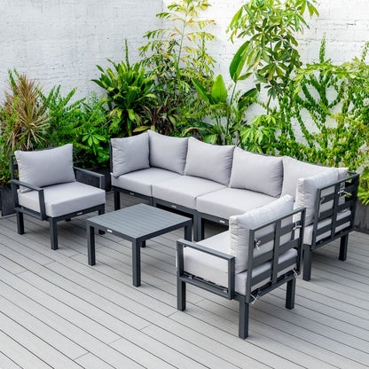 Chelsea 7-Piece Patio Sectional And Coffee Table
