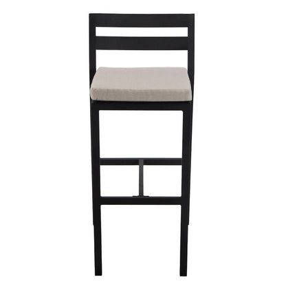 Chelsea Collection Modern Aluminum Outdoor Bar Chair Set of 4