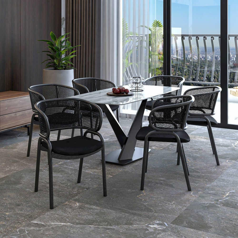 Ervilla Dining Armchair Set of 4