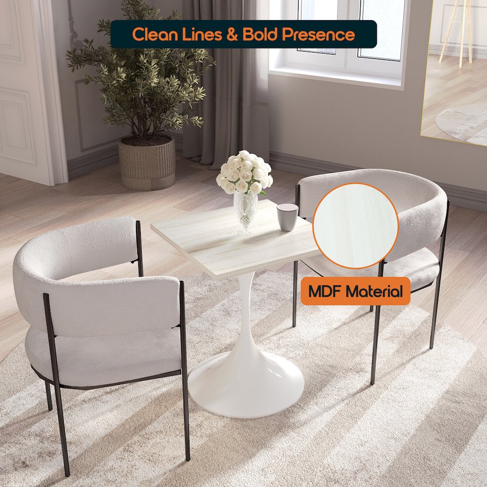Verve Collection 24 Square Dining Table
