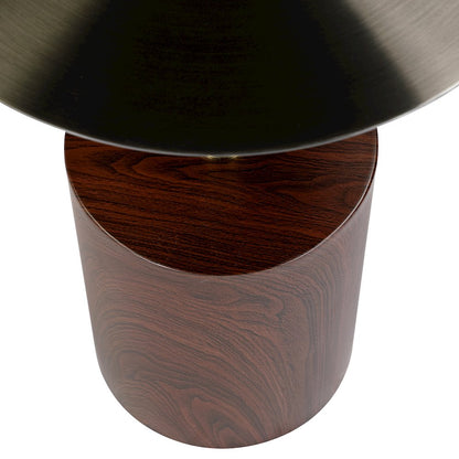 Malta Collection Modern End Table In Brown