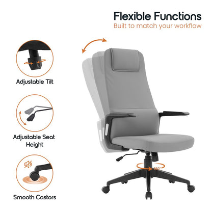 Nexa Collection Modern Office Chair In Grey