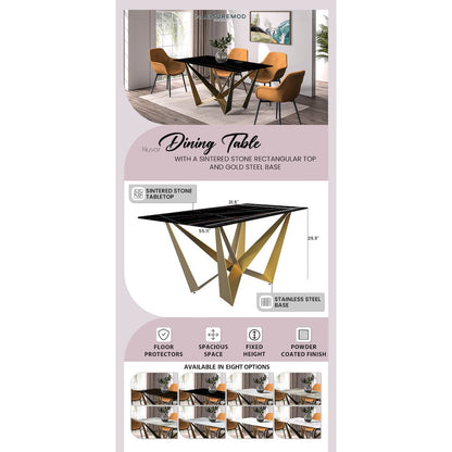 Nuvor Mid-Century Modern Dining Table