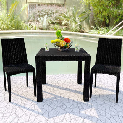 Mace Weave Design Outdoor Dining Table