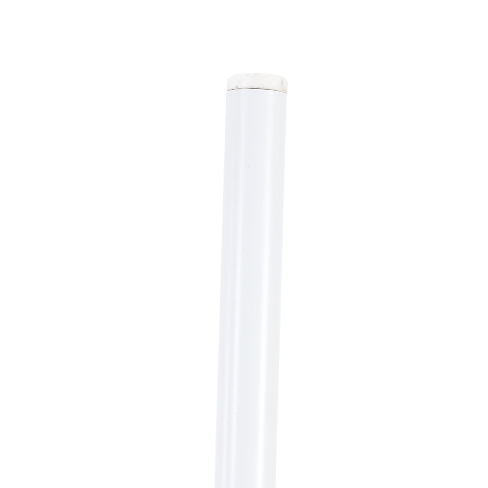 Modern Oyster Transparent Side Chair in White Base