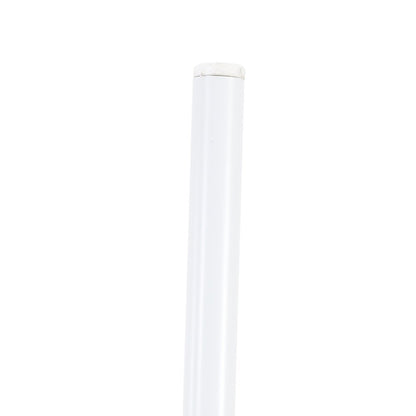 Modern Oyster Transparent Side Chair in White Base