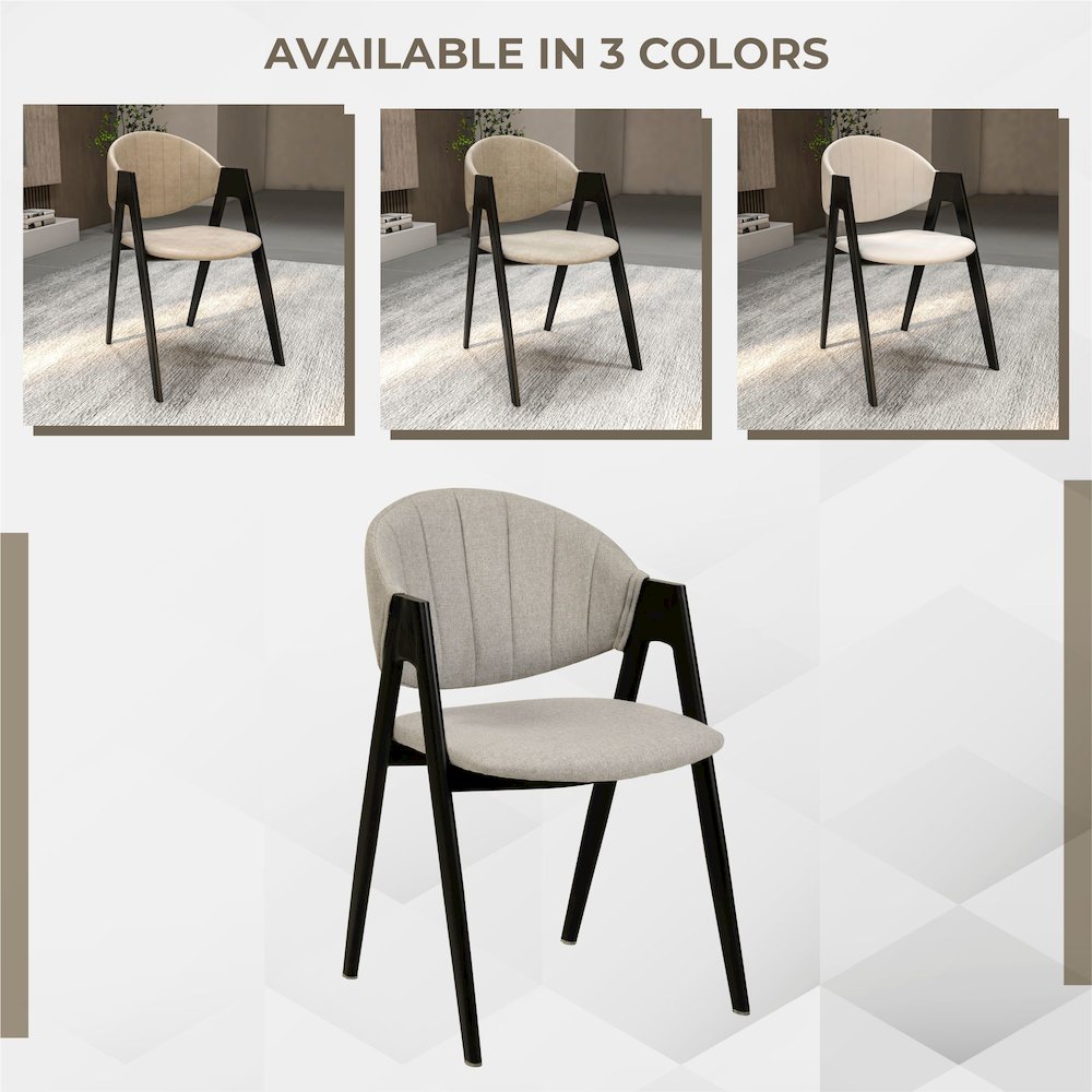 Savor Collection Modern Dining Chairin Grey
